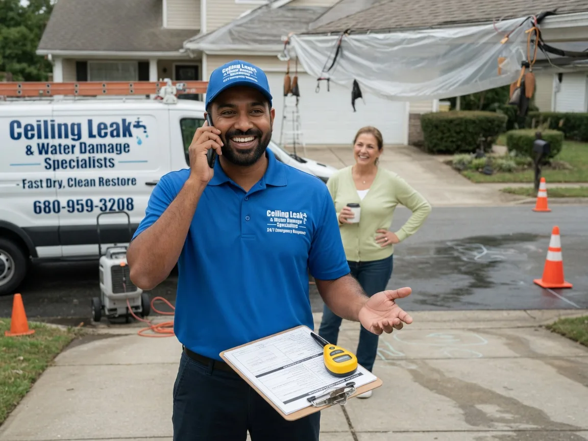 Ceiling Leak Cleanup Navarro, CA FAQs